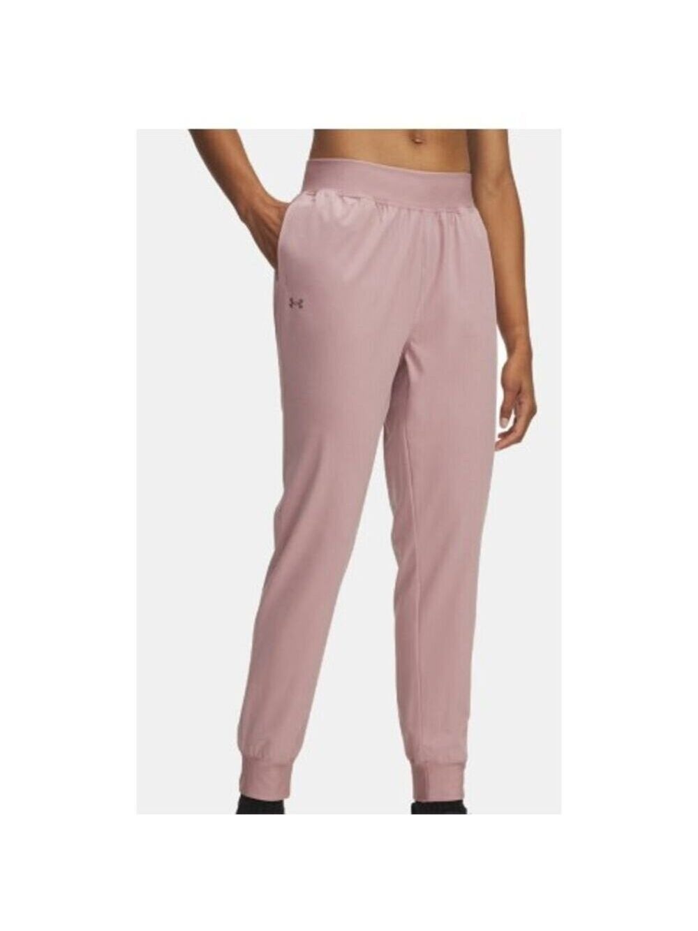 UA Rival Women's High-Rise Woven Pants Pink Size 2XL